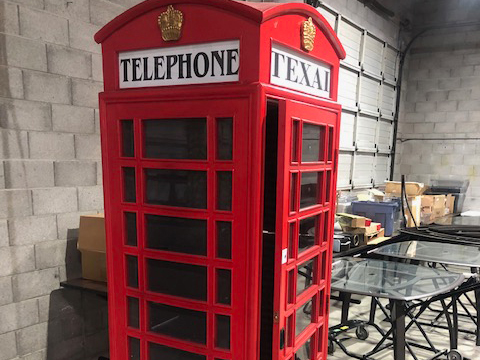 British Phone Booth Commercial Liquidation Auction